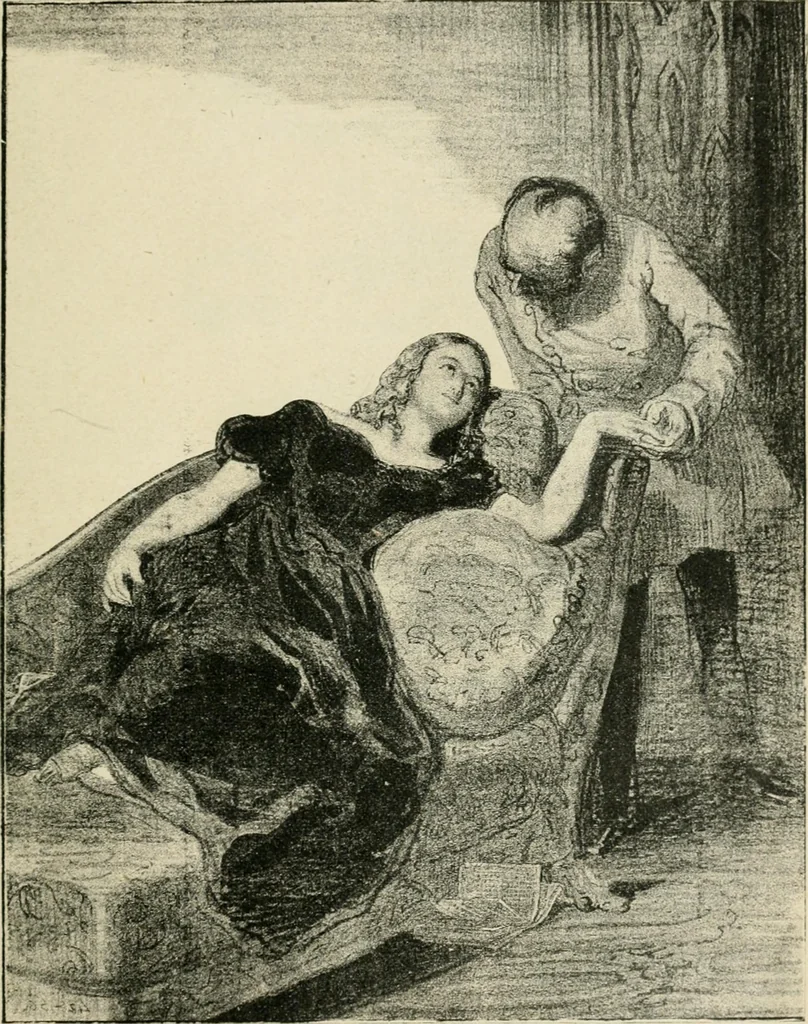 An illustration from Les maîtres humoristes, les meilleurs dessins, les meilleures legendes, 1905, leaf 128