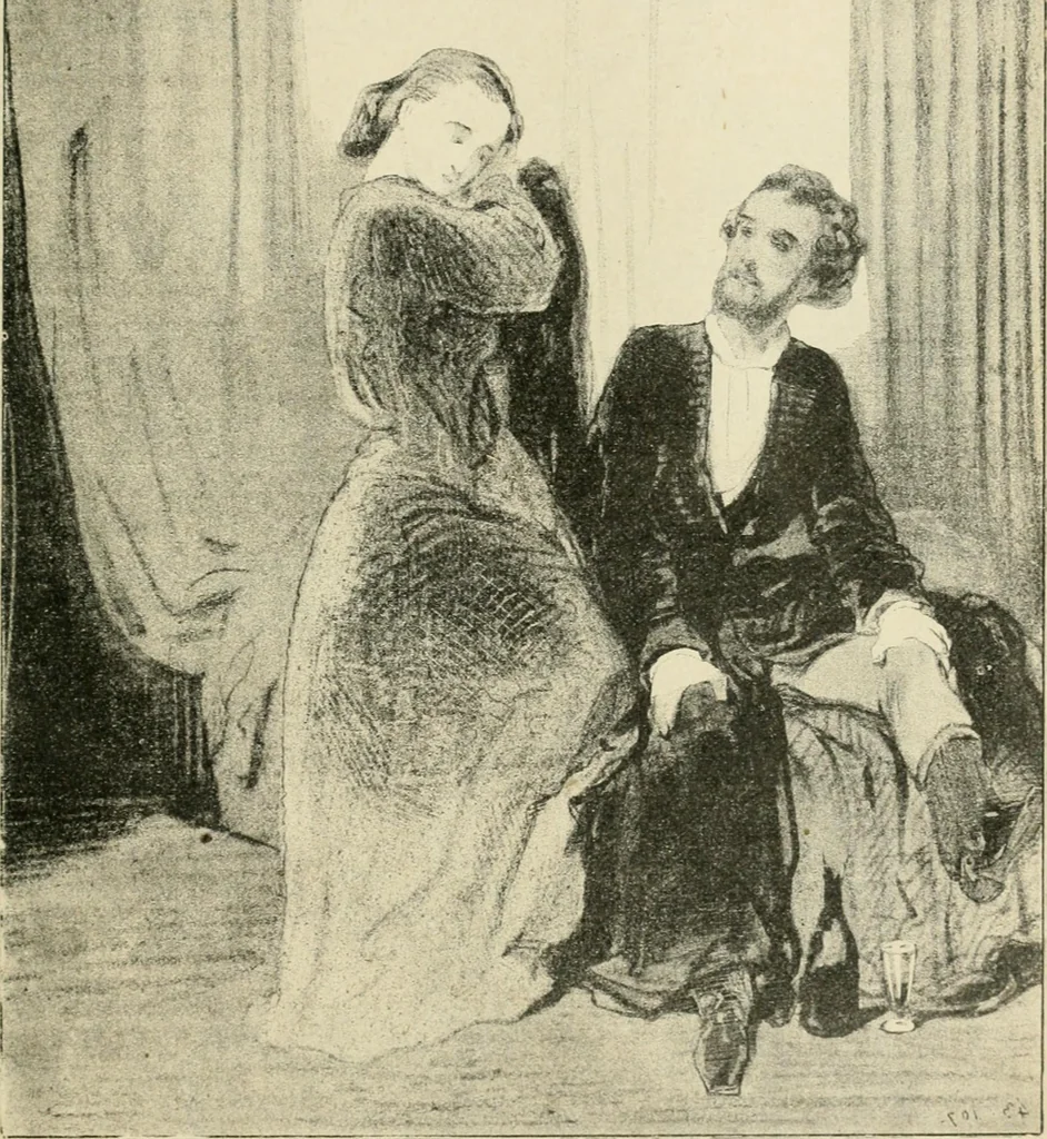 An illustration from Les maîtres humoristes, les meilleurs dessins, les meilleures legendes, 1905, leaf 138