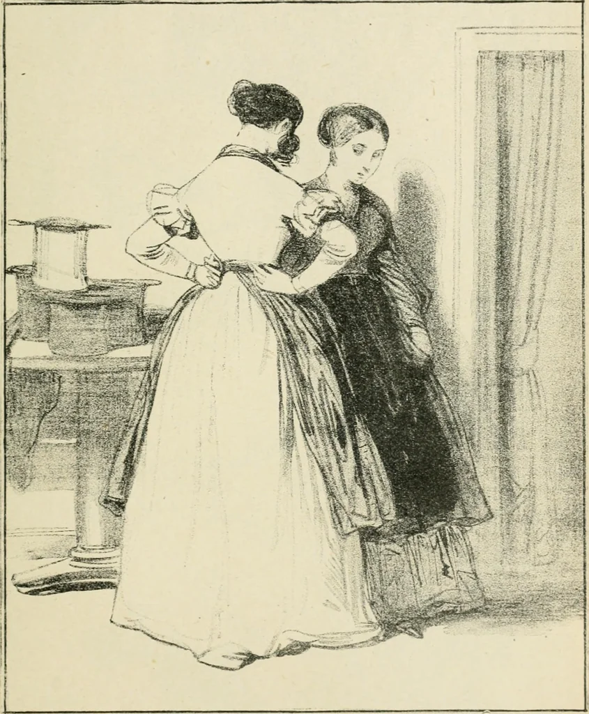 An illustration from Les maîtres humoristes, les meilleurs dessins, les meilleures legendes, 1905, leaf 148