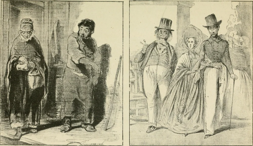 An illustration from Les maîtres humoristes, les meilleurs dessins, les meilleures legendes, 1905, leaf 22