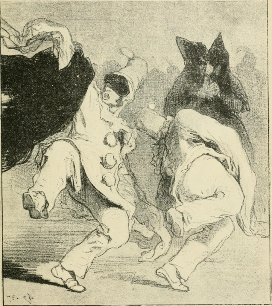 An illustration from Les maîtres humoristes, les meilleurs dessins, les meilleures legendes, 1905, leaf 26