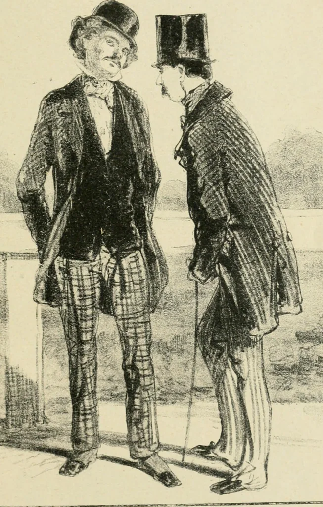 An illustration from Les maîtres humoristes, les meilleurs dessins, les meilleures legendes, 1905, leaf 44