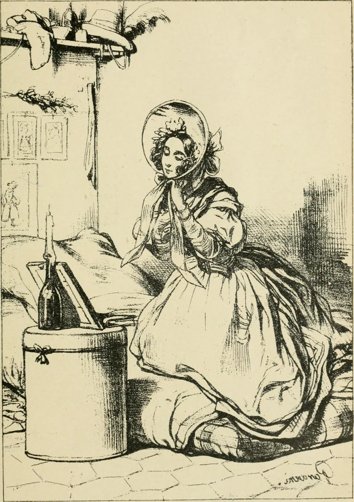 An illustration from Les maîtres humoristes, les meilleurs dessins, les meilleures legendes, 1905, leaf 60