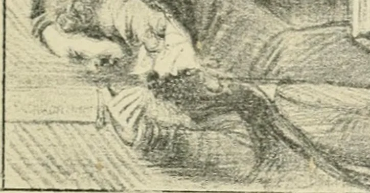 An illustration from Les maîtres humoristes, les meilleurs dessins, les meilleures legendes, 1905, leaf 62