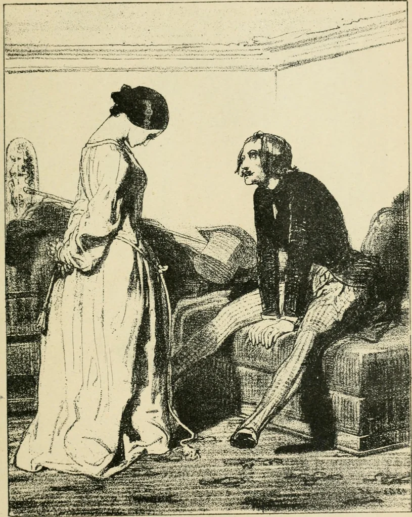 An illustration from Les maîtres humoristes, les meilleurs dessins, les meilleures legendes, 1905, leaf 68