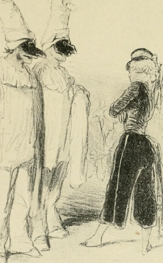 An illustration from Les maîtres humoristes, les meilleurs dessins, les meilleures legendes, 1905, leaf 70