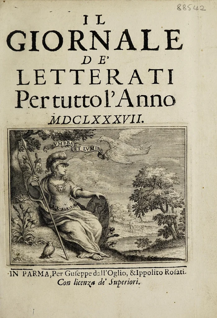 An illustration from Giornale de' letterati. 1687, 1687, leaf 5
