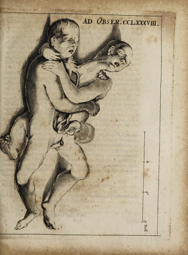 An illustration from Miscellanea curiosa medico-physica Academiæ Naturæ curiosorum, sive, Ephemeridum medico-physicarum Germanicarum curiosarum. 1672., 1672, leaf 589