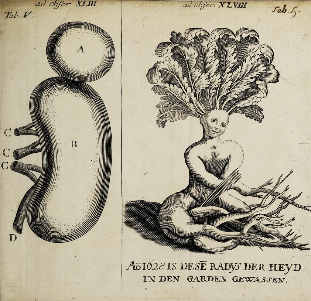 An illustration from Miscellanea medico-physica Academiae Naturae Curiosorum Germaniae : in quibus plurimae et novae observationes, medicae, chirurgicae, anatomicae, therapeuticae, physicae, chymicae, & botanicae, continentur. Cum figuris aeneis. 1672., 1672, leaf 21