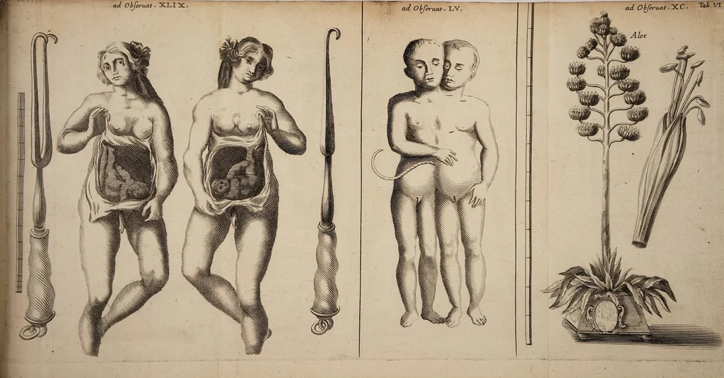 An illustration from Miscellanea medico-physica Academiae Naturae Curiosorum Germaniae : in quibus plurimae et novae observationes, medicae, chirurgicae, anatomicae, therapeuticae, physicae, chymicae, & botanicae, continentur. Cum figuris aeneis. 1672., 1672, leaf 23