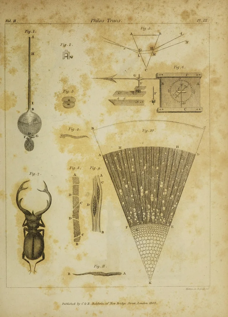 An illustration from The philosophical transactions of the Royal Society of London, from their commencement, in 1665, to the year 1800 : abridged, with notes and biographical illustrations / by Charles Hutton, George Shaw, Richard Pearson. Volume 2, 1672-1683., 1683, leaf 37