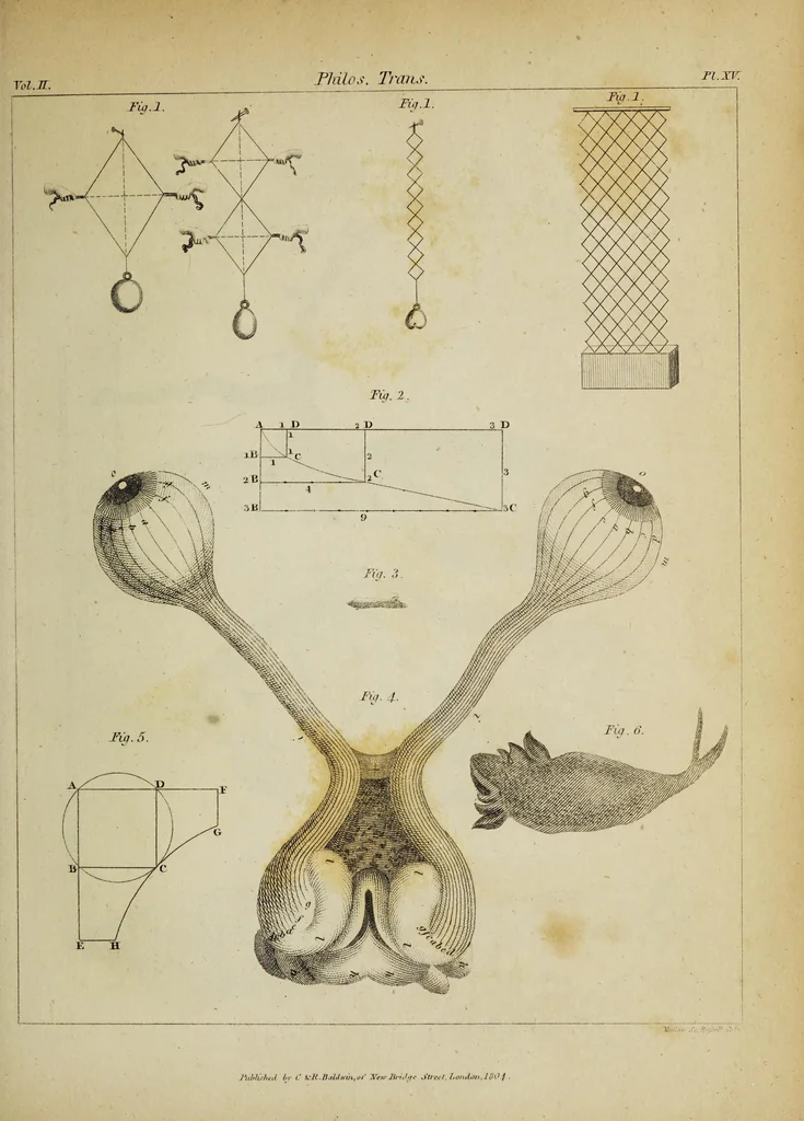 An illustration from The philosophical transactions of the Royal Society of London, from their commencement, in 1665, to the year 1800 : abridged, with notes and biographical illustrations / by Charles Hutton, George Shaw, Richard Pearson. Volume 2, 1672-1683., 1683, leaf 49