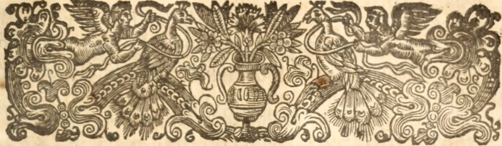 An illustration from A treatise of the Sabbath and the Lord's day ..., 1636, leaf 214