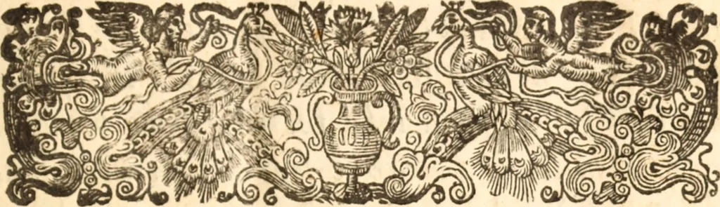 An illustration from A treatise of the Sabbath and the Lord's day ..., 1636, leaf 6