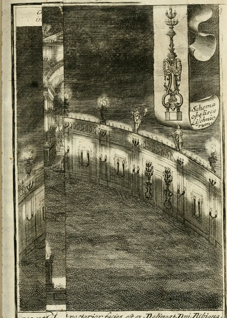 An illustration from Sacrae Caes. Mai. consiliarii, & rei antiquae, nec non feriundis numismatibus praefecti Caroli Gustavi Heraei Inscriptiones et symbola varii argumenti, 1721, leaf 124