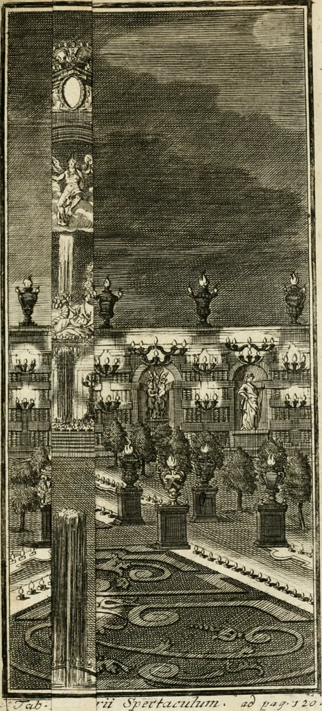 An illustration from Sacrae Caes. Mai. consiliarii, & rei antiquae, nec non feriundis numismatibus praefecti Caroli Gustavi Heraei Inscriptiones et symbola varii argumenti, 1721, leaf 136