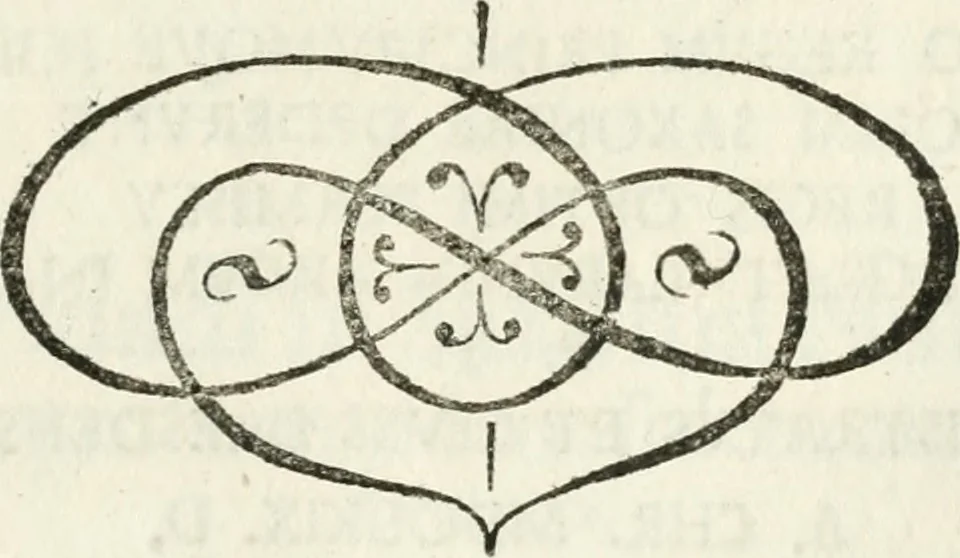 An illustration from Sacrae Caes. Mai. consiliarii, & rei antiquae, nec non feriundis numismatibus praefecti Caroli Gustavi Heraei Inscriptiones et symbola varii argumenti, 1721, leaf 210