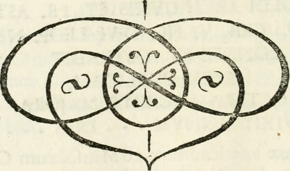 An illustration from Sacrae Caes. Mai. consiliarii, & rei antiquae, nec non feriundis numismatibus praefecti Caroli Gustavi Heraei Inscriptiones et symbola varii argumenti, 1721, leaf 313