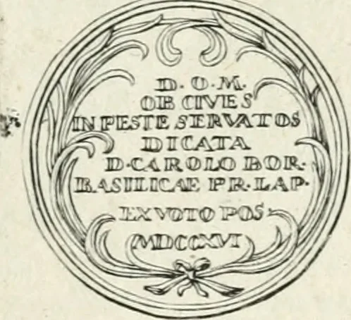 An illustration from Sacrae Caes. Mai. consiliarii, & rei antiquae, nec non feriundis numismatibus praefecti Caroli Gustavi Heraei Inscriptiones et symbola varii argumenti, 1721, leaf 82