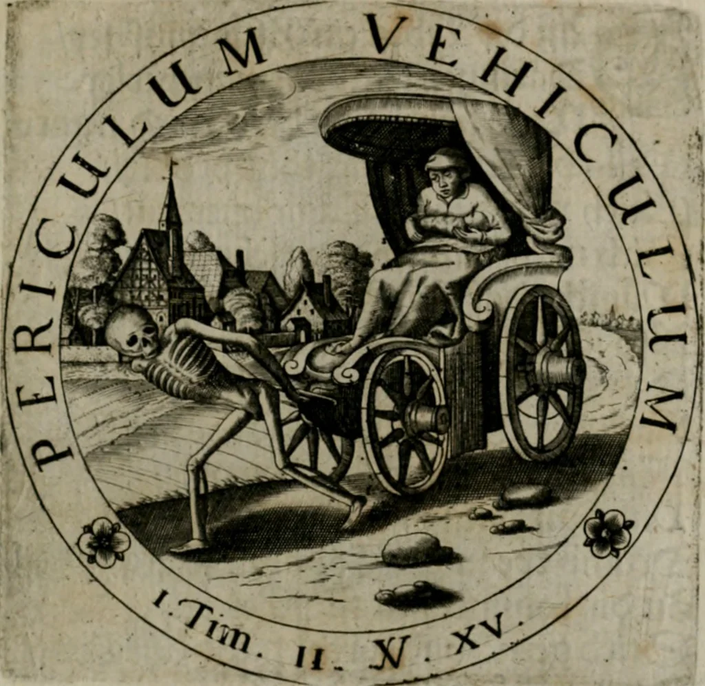 An illustration from Sacra emblemata LXXVI : in quibus summa unius cuiusq[ue] evangelii rotunde adumbratur : das ist, Sechsundsibentzig geistliche figürlein in welchen eines ieder evangelij summa kürtzlichen wird abgebildet, 1625, leaf 190