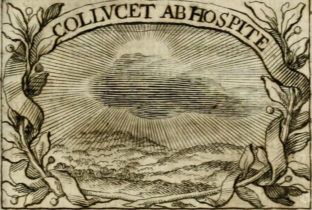 An illustration from Sacra mystarum hebdomada, sive, Quotidiana pro sacerdotibus piè celebrandi : septenaria verò pro laicis, devotè communicandi formula, sacris, è litteris, 1700, leaf 76