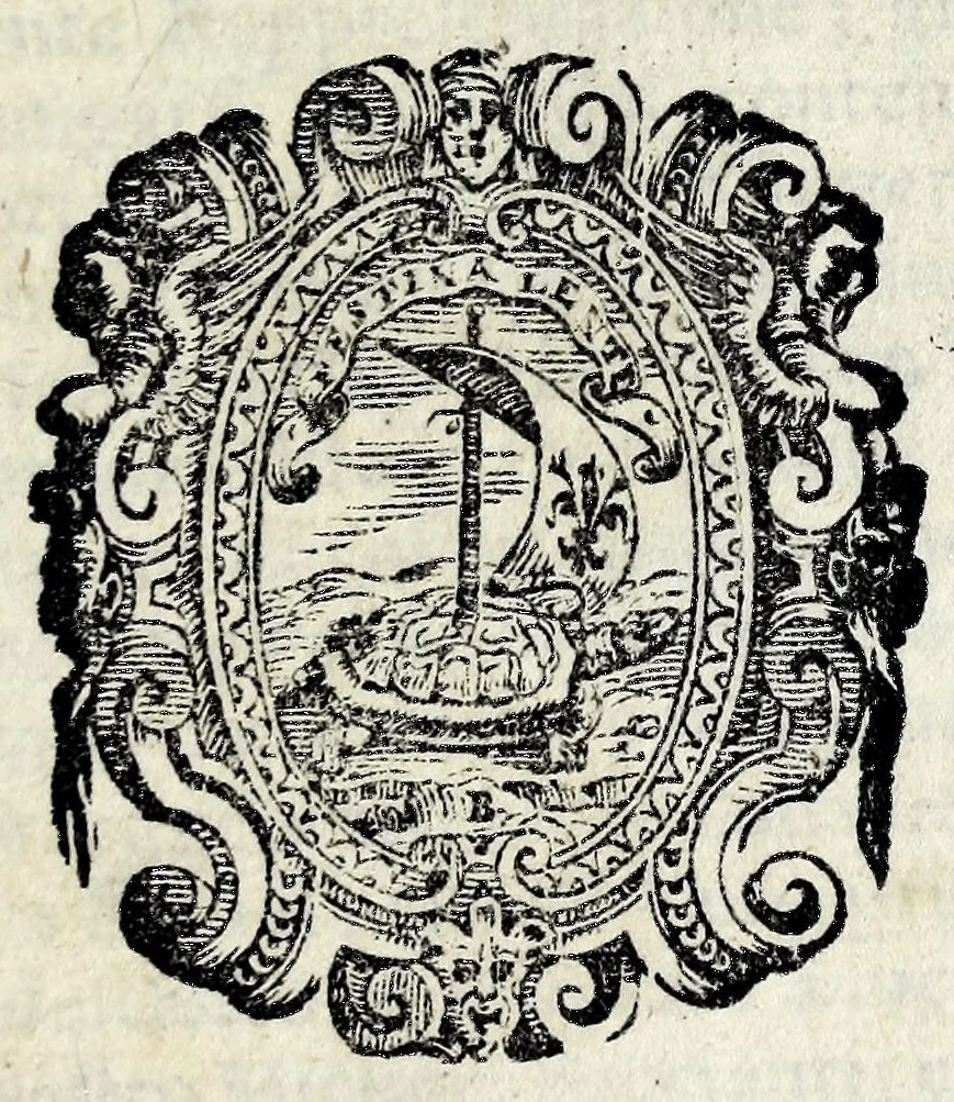 An illustration from Sacra rappresentazione di sette beati fondatori della religione de' Servi, 1592, leaf 5