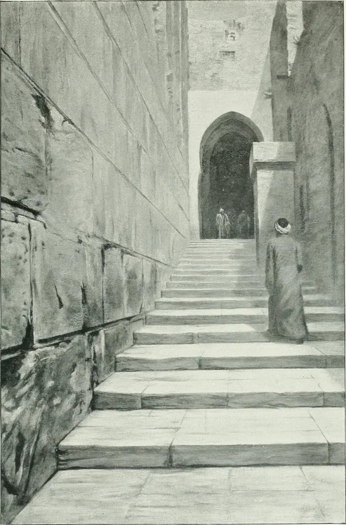 An illustration from Sacred art; the Bible story pictured by eminent modern painters;, 1903, leaf 100