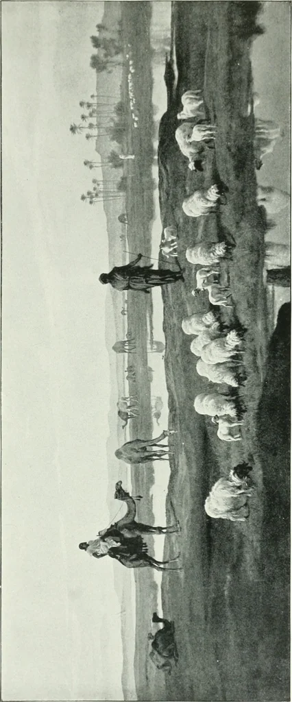 An illustration from Sacred art; the Bible story pictured by eminent modern painters;, 1903, leaf 110