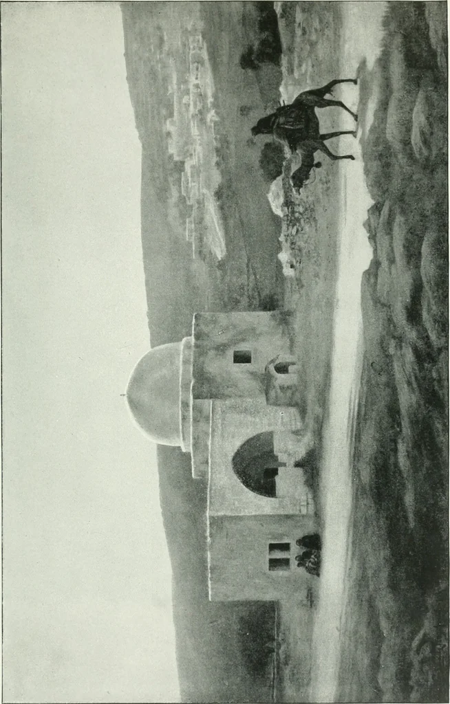 An illustration from Sacred art; the Bible story pictured by eminent modern painters;, 1903, leaf 112
