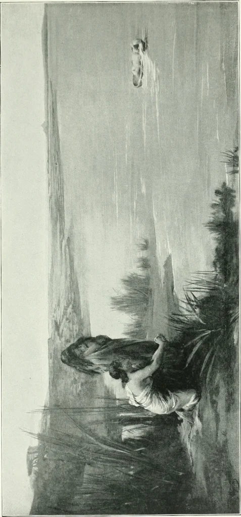 An illustration from Sacred art; the Bible story pictured by eminent modern painters;, 1903, leaf 120