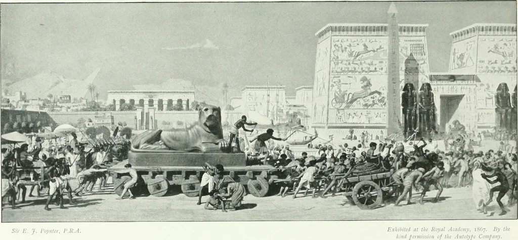 An illustration from Sacred art; the Bible story pictured by eminent modern painters;, 1903, leaf 124