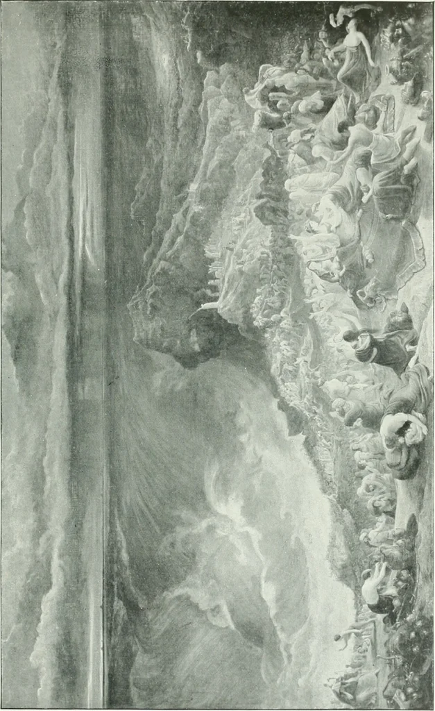 An illustration from Sacred art; the Bible story pictured by eminent modern painters;, 1903, leaf 134