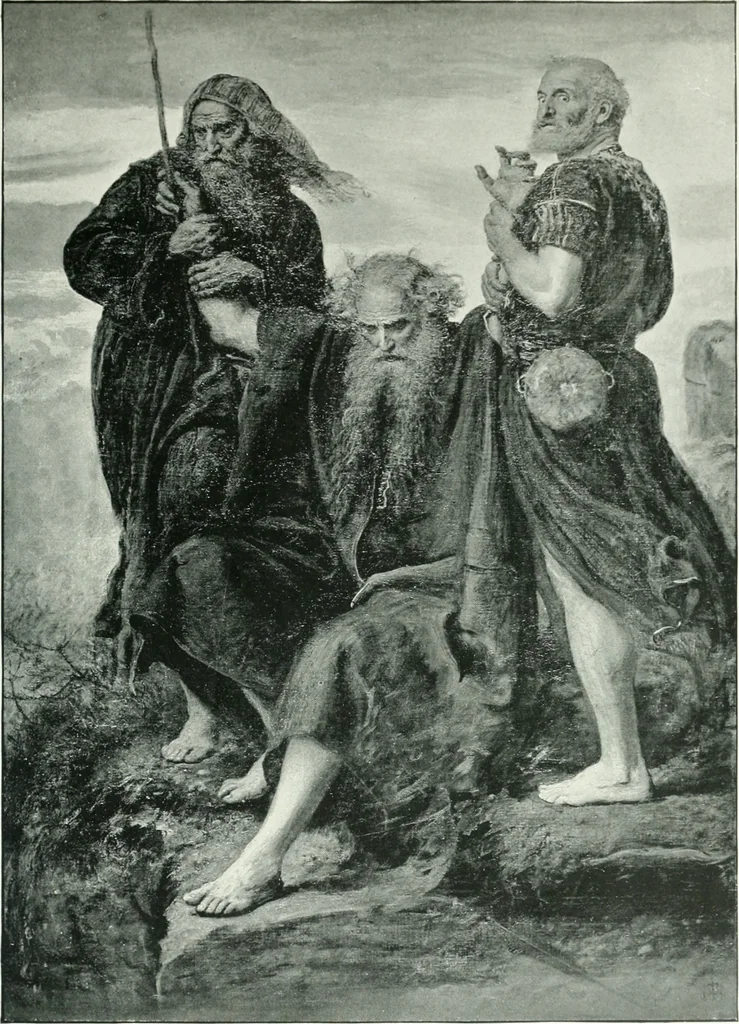 An illustration from Sacred art; the Bible story pictured by eminent modern painters;, 1903, leaf 138