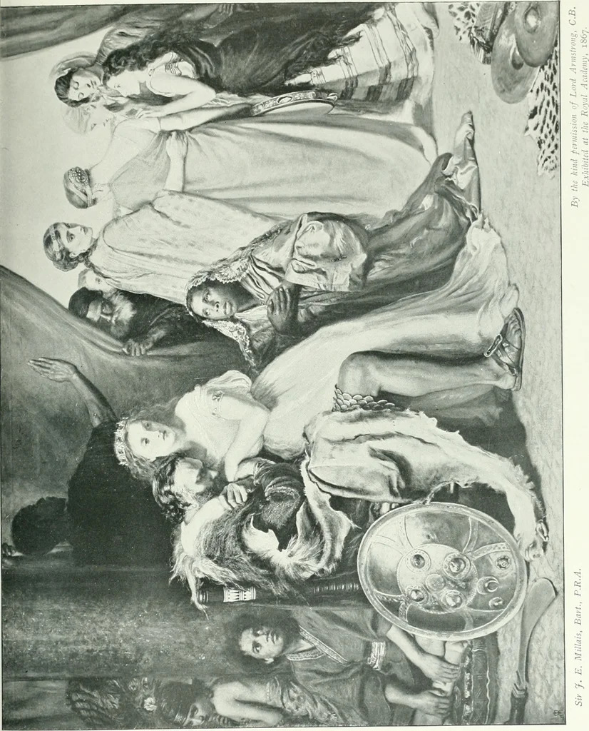 An illustration from Sacred art; the Bible story pictured by eminent modern painters;, 1903, leaf 154