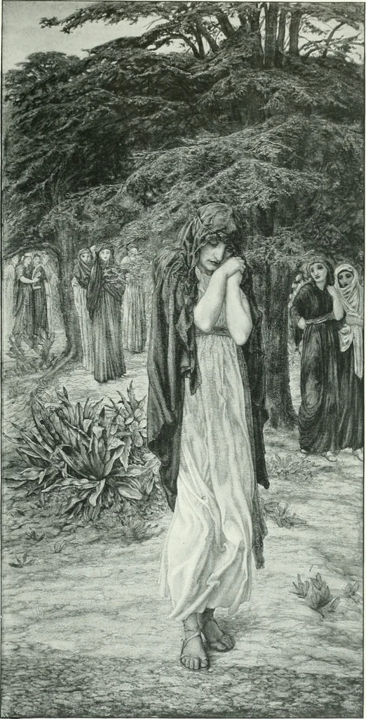 An illustration from Sacred art; the Bible story pictured by eminent modern painters;, 1903, leaf 156