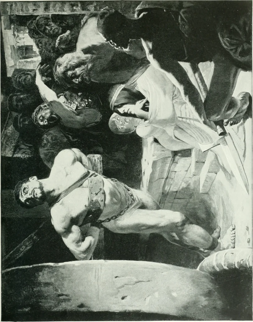 An illustration from Sacred art; the Bible story pictured by eminent modern painters;, 1903, leaf 164