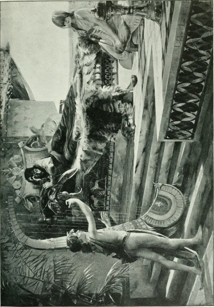 An illustration from Sacred art; the Bible story pictured by eminent modern painters;, 1903, leaf 174