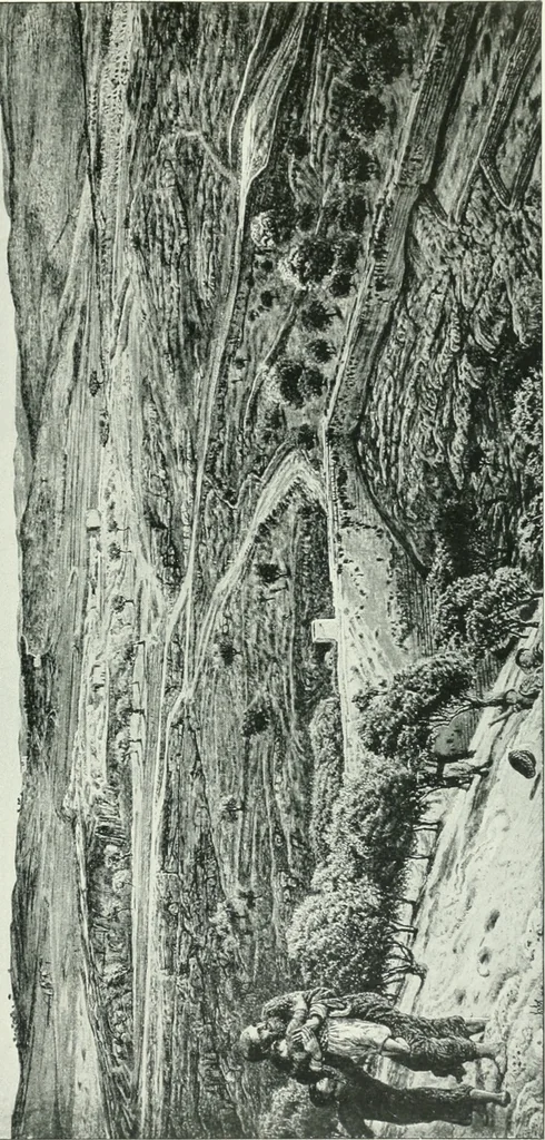 An illustration from Sacred art; the Bible story pictured by eminent modern painters;, 1903, leaf 186