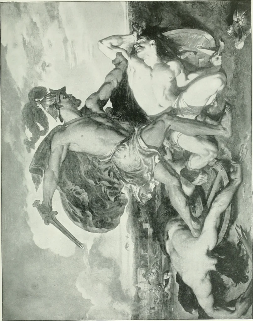 An illustration from Sacred art; the Bible story pictured by eminent modern painters;, 1903, leaf 190
