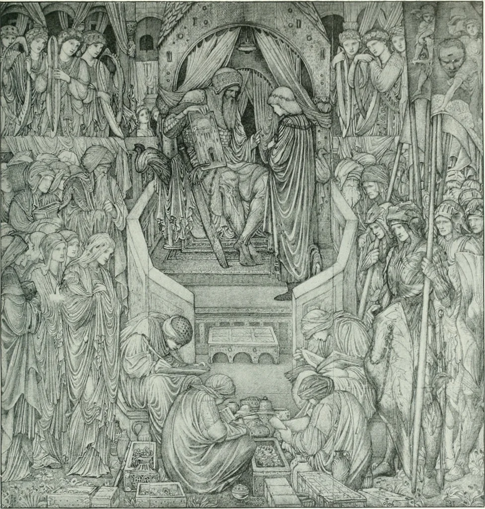 An illustration from Sacred art; the Bible story pictured by eminent modern painters;, 1903, leaf 192