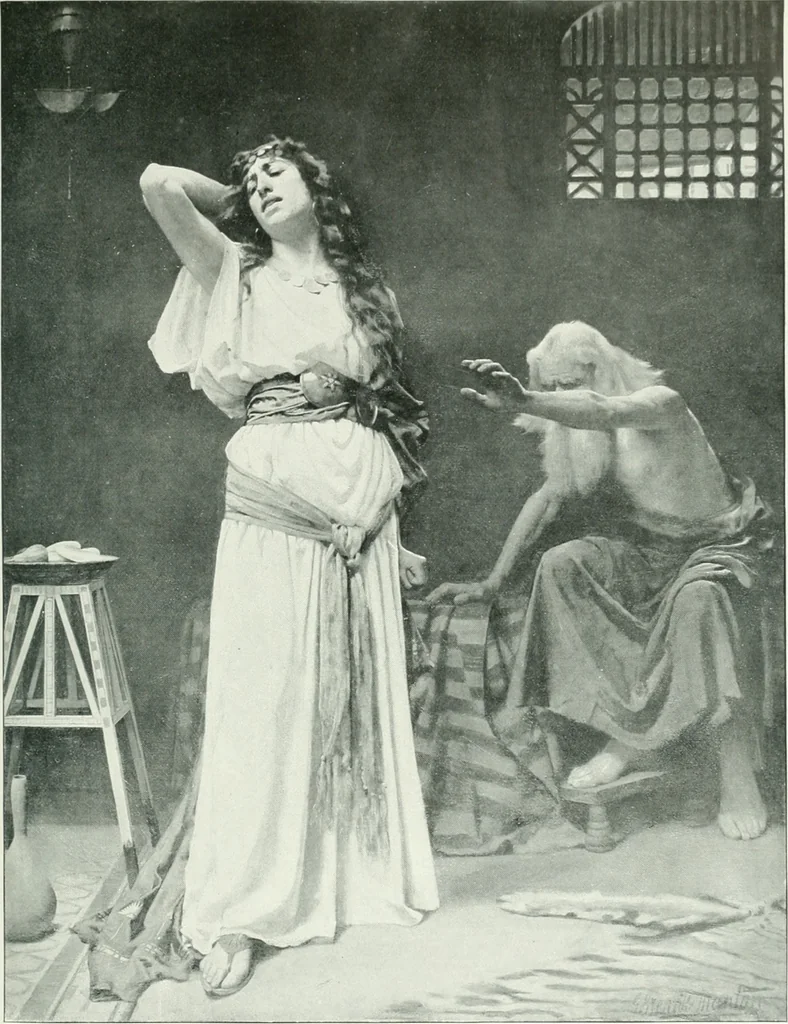 An illustration from Sacred art; the Bible story pictured by eminent modern painters;, 1903, leaf 198