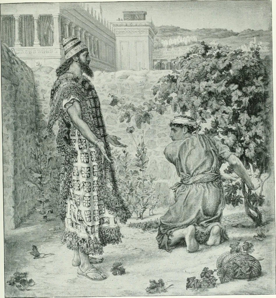 An illustration from Sacred art; the Bible story pictured by eminent modern painters;, 1903, leaf 210