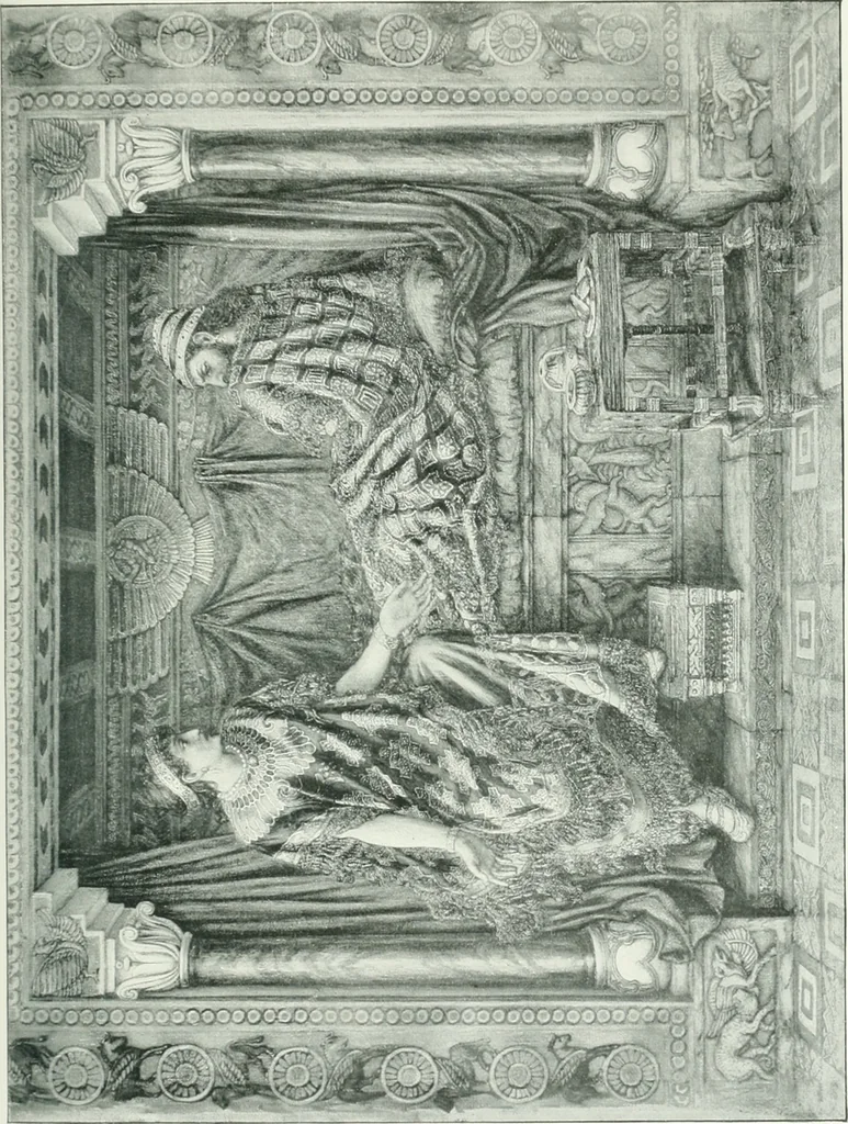 An illustration from Sacred art; the Bible story pictured by eminent modern painters;, 1903, leaf 212