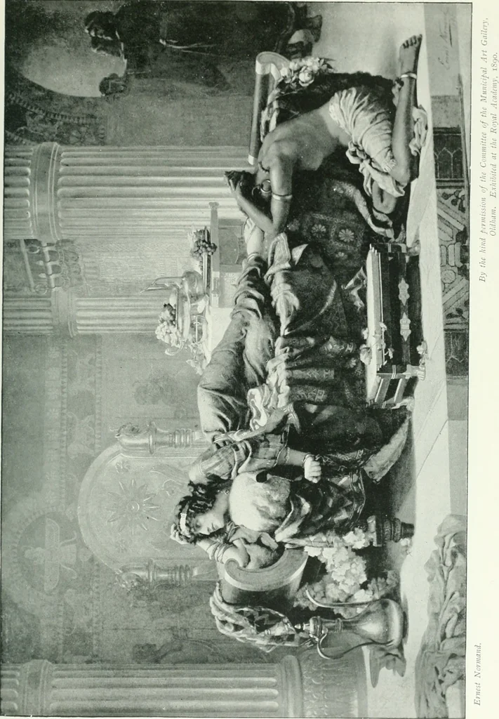 An illustration from Sacred art; the Bible story pictured by eminent modern painters;, 1903, leaf 226