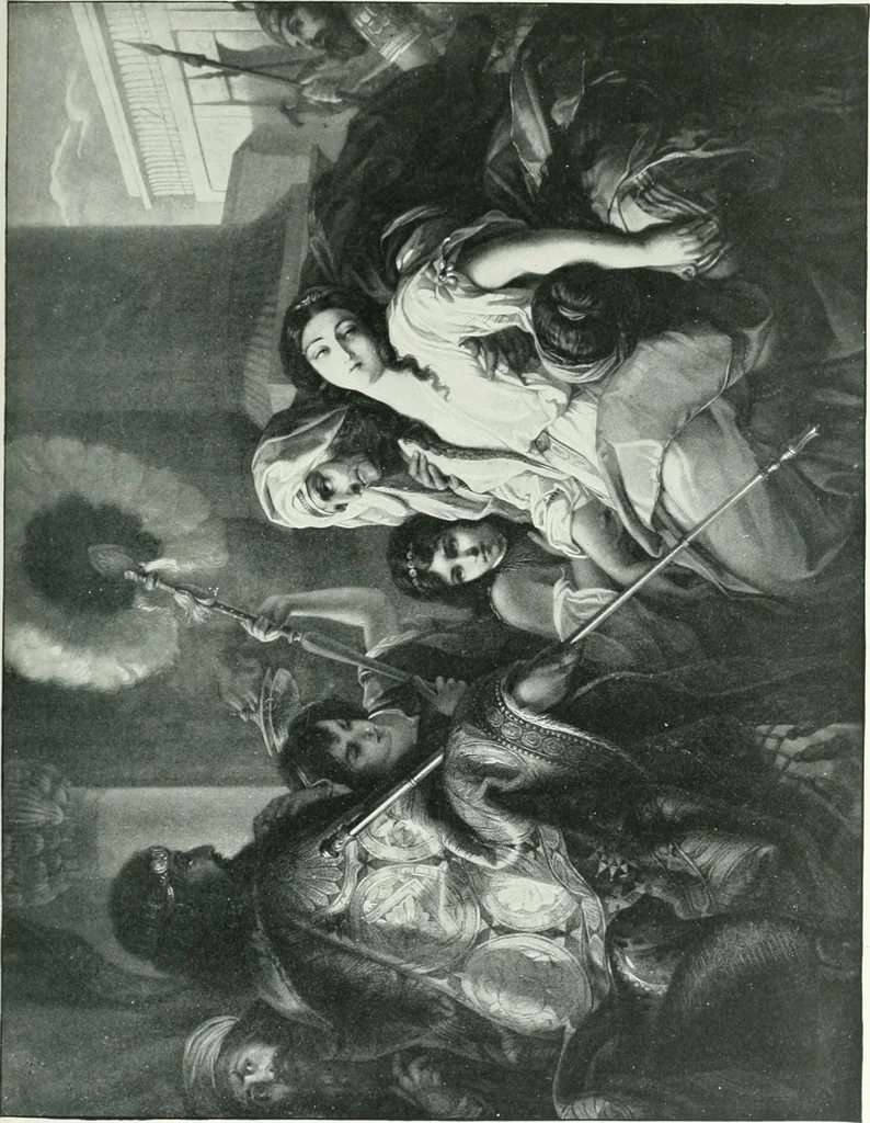 An illustration from Sacred art; the Bible story pictured by eminent modern painters;, 1903, leaf 228