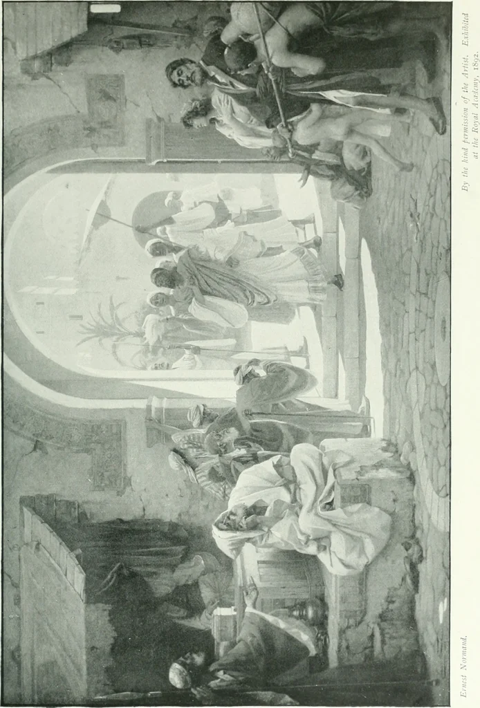 An illustration from Sacred art; the Bible story pictured by eminent modern painters;, 1903, leaf 230