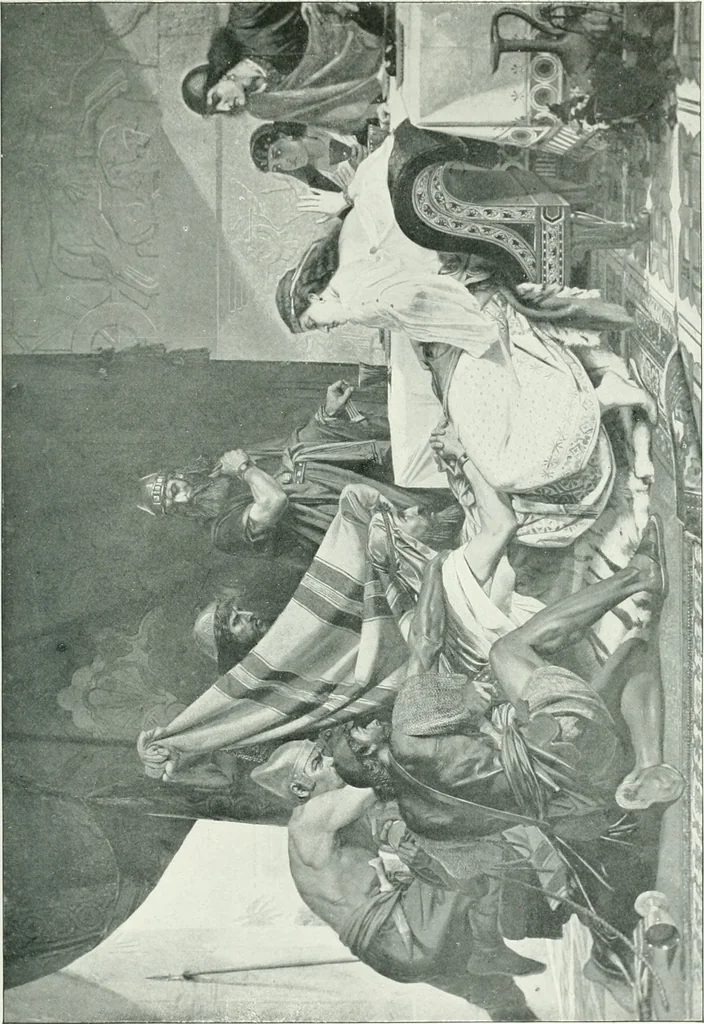 An illustration from Sacred art; the Bible story pictured by eminent modern painters;, 1903, leaf 234