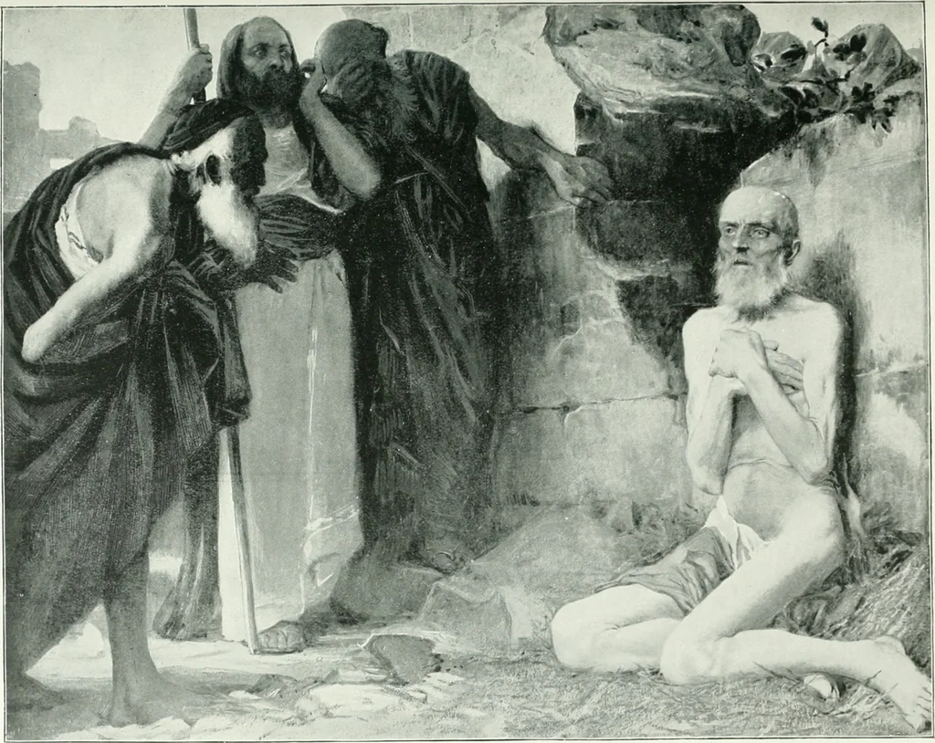 An illustration from Sacred art; the Bible story pictured by eminent modern painters;, 1903, leaf 240