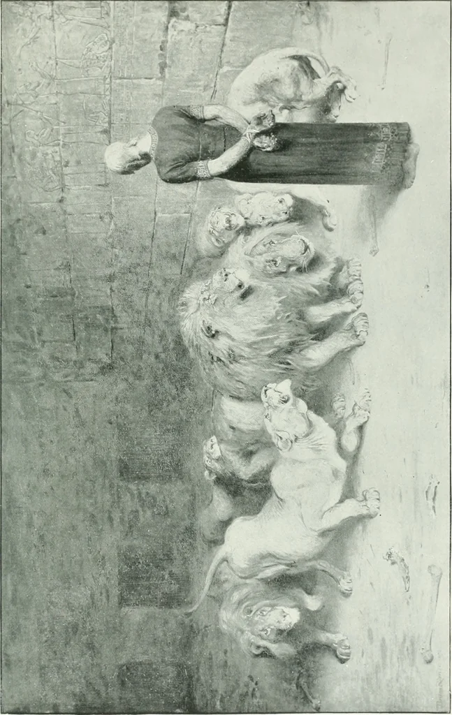 An illustration from Sacred art; the Bible story pictured by eminent modern painters;, 1903, leaf 260