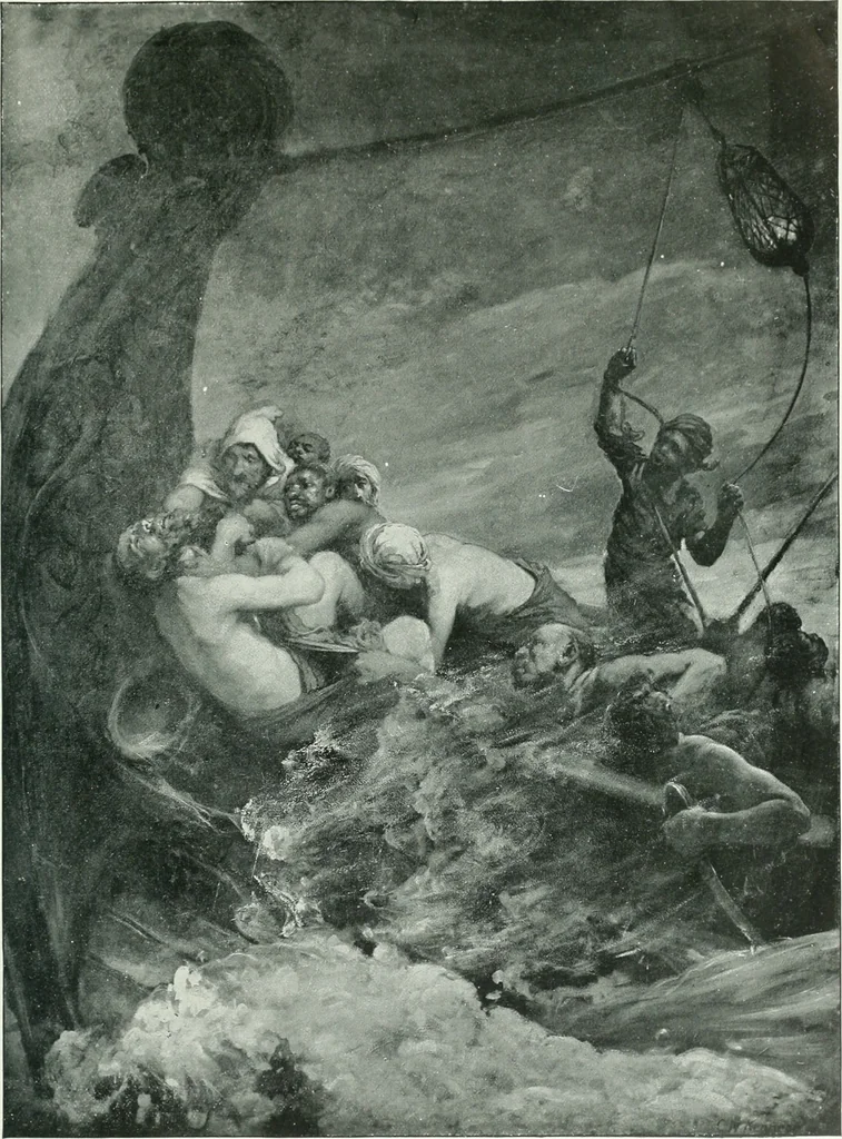 An illustration from Sacred art; the Bible story pictured by eminent modern painters;, 1903, leaf 264